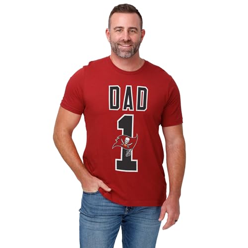 Image of FOCO NFL Mens NFL Team Logo Tee Shirt #1 Dad T-Shirt
