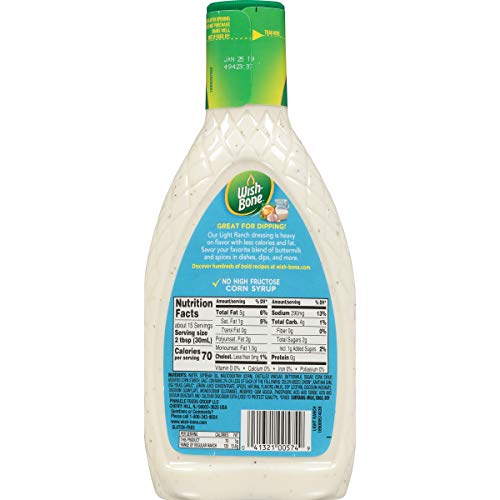 Image of Wish-Bone Light Ranch Salad Dressing, 15 FL OZ