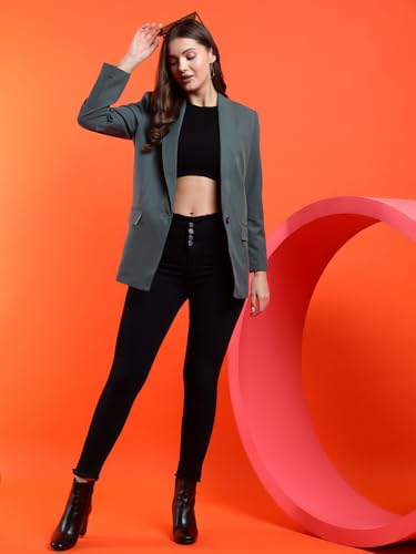 Image of KOTTY Womens Cotton Blend Standard Length Elegant Style Coat - Classic Style with Modern Detailing