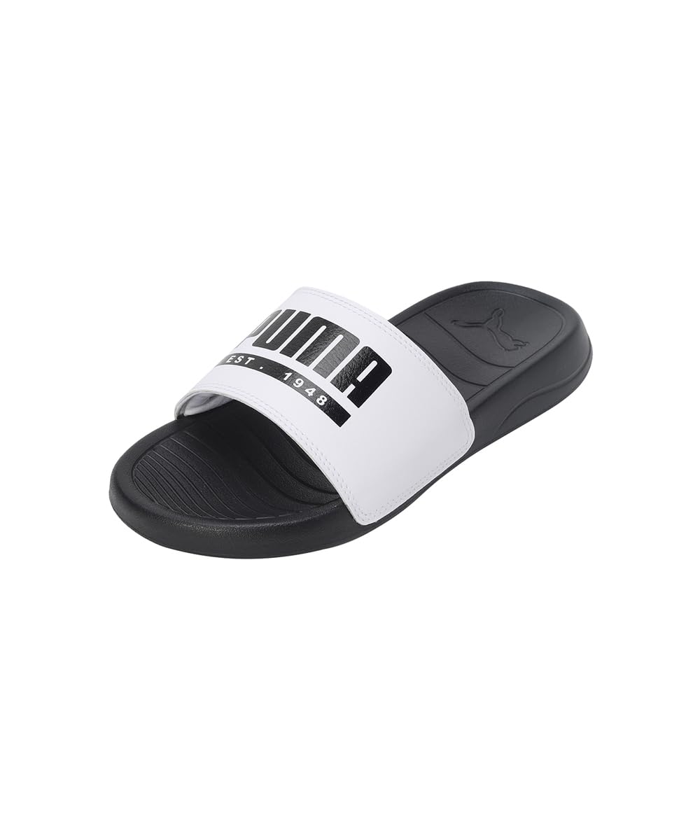 Puma Unisex-Adult Popcat Pacify Black-White Slide - 10 UK (39831903) (B0CWR1Q8BW) Amazon Price History, Amazon Price Tracker
