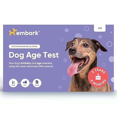 Embark Dog Age Test Kit – Estimates Dog's Age & Birthday from DNA