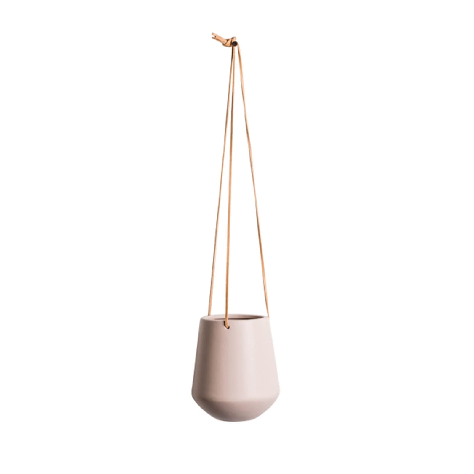 TOMYEUS Wiszące doniczki, wiszące donice z koszem na rośliny, porcelanowe doniczki z linką do wnętrz, na ścianę, sufit, doniczki, wieszak na rośliny, (kolor: B)