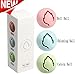 Vevins Cat Ball Toys, 3 Pcs Flash Light Ball Catnip Ball Bell Ball Interactive Kitten Toys