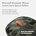 Microsoft Wireless Bluetooth Mouse Comfortable Design for PC/Laptop/Desktop, Right/Left Hand Use, 3-Buttons, Works with Mac/Windows Computers with Cleaning Cloth - Forest Camo, Green