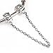 Produktbild Verschluss Sicherheit Kette Charm 925 Sterling Silber mit 2 Clip Beads für European Armband Schmuck