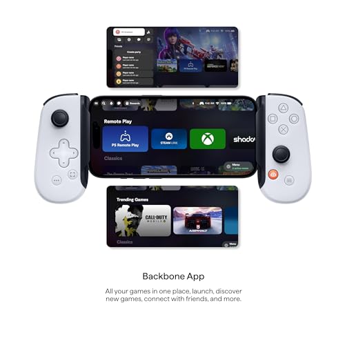 Image of Backbone 2nd Gen PlayStation Edition Online Game Services Console for Android and iPhone 15 Series (USB-C) Turn Your Phone into a Gaming Console - Play PlayStation, Xbox, Call of Duty & More