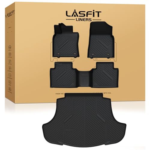 Image of LASFIT Floor Mats for Lexus ES ES350 ES300h 2019-2025, Black