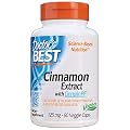 Doctor's Best Best Cinnamon Extract CinnulinPF, 125 mg Vegetarian Capsules