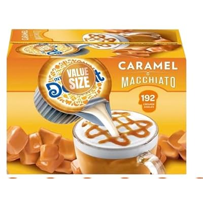 Delight Coffee Creamer Caramel Macchiato Singles 192 ct