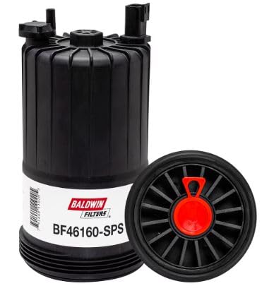 Baldwin BF46160-SPS Fuel/Water Separator w/Drain & Sensor Fit For Cummins B6.7, ISB 6.7, L9, ISL9, QSB 4.5, QSB 6.7, QSF 3.8, QSL 9 Engines, Replace FS1098, 5319680