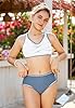 HOZIY Swim Suit for Girls 10-12 Teen Bikini Sets Swimsuit 2 Piece Crisscross Adjustable Straps Bathing Suits Tween Kids Swimwear Blue Stripe #2