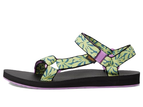 Image of Teva Women's Original Universal, Beach Floral Wild Lime, 5 M US