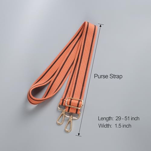 Image of chushui Woven Stripe Purse Straps,Replacement Crossbody Wide Shoulder Adjustable Strap for Bag Handbags