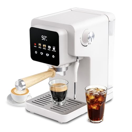LoftyChef Espresso Machine 15 Bar, Touchscreen Espresso Coffee Maker...
