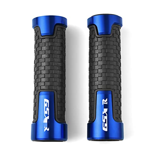 Poignées de Guidon Moto Grip Antidérapant 22mm Bleu Suzuki GSXR 1000 750