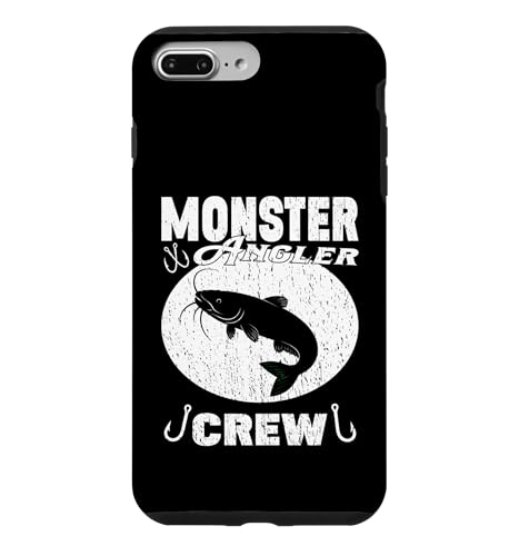 MONSTER ANGLER CREW �W�� �r�b�O�t�B�b�V�� �t�B�b�V���O �����X�^�[ �X�}�z�P�[�X iPhone 7 Plus/8 Plus �p