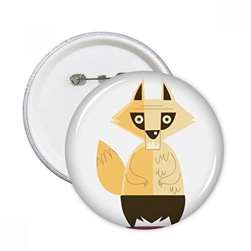 Badge Renard et Fantôme d'Halloween : le petit cadeau idéal en lot de 5 pièces