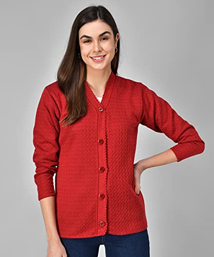 Image of eKools Women's Winterwear Woolen Sweater Cardigans