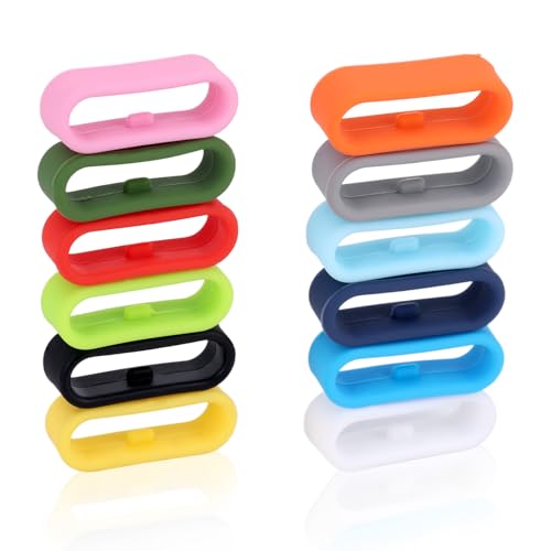 Tinoaly Silicone Fastener Rings for Magic Band Plus and 2.0, Secure Clips
