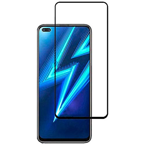 Image of KC PRODUCTS Full Glue Edge to Edge Tempered Glass Screen Protector Compatible with REALME X3 /X3 Super Zoom with Free Complete Easy Installation Kit.