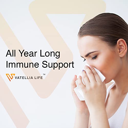 Image of Vatellia Life Immune Up High-Absorption Vitamin C, D3, A + Zinc | Immune Support | Improve Cellular Health | Microbial Defense | 120 Capsules (60 Day Supply)