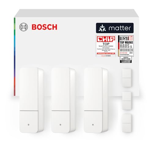 Bosch Smart Home Tür-/Fensterkontakt II (+M) (Weiß, 3er-Set)