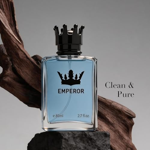 Image of AFLUXE Emperor Eau de Parfum for Men, Long Lasting Aromatic Citrus Woody Cologne, Elegant Mens Fragrance, 2.7 fl oz (80 ml)