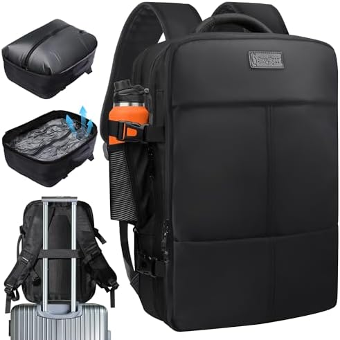 EASYSPEED Mochila de Viaje para Cabina de Avión 80L, Mochila al V...