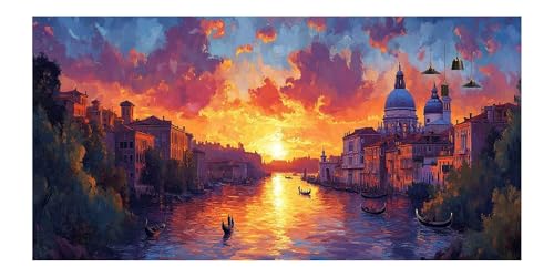 Kit complet broderie diamant adulte Venise XXL 50x150cm
