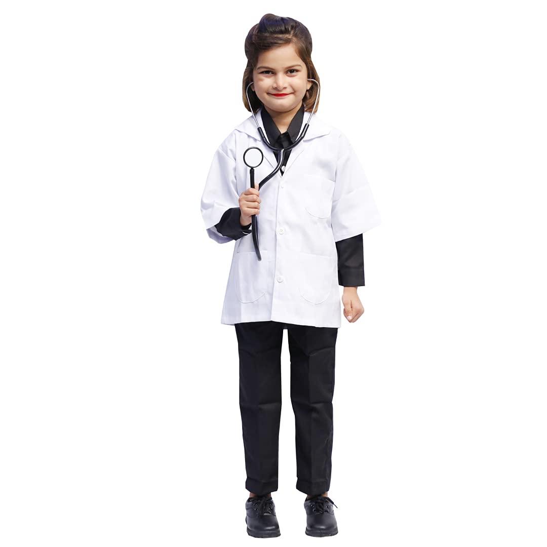 ITSMYCOSTUME Doctor Costume Dress for Kids Complete Set(Coat,Stethoscope) White (B099H6KHMG) Amazon Price History, Amazon Price Tracker