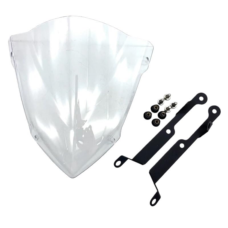Pare-brise réglable pour MT-07 et FZ07 2014-2017 déflecteur de moto noir