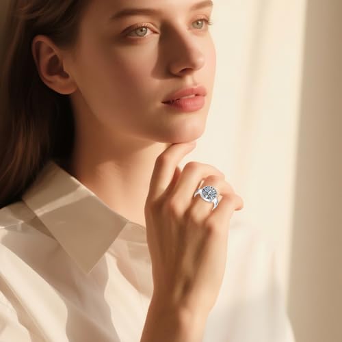 Holy Spirit Dove Ring Sterling Silver Sacred Heart Ring Jesus Christian Jewelry Gift for Men Women4