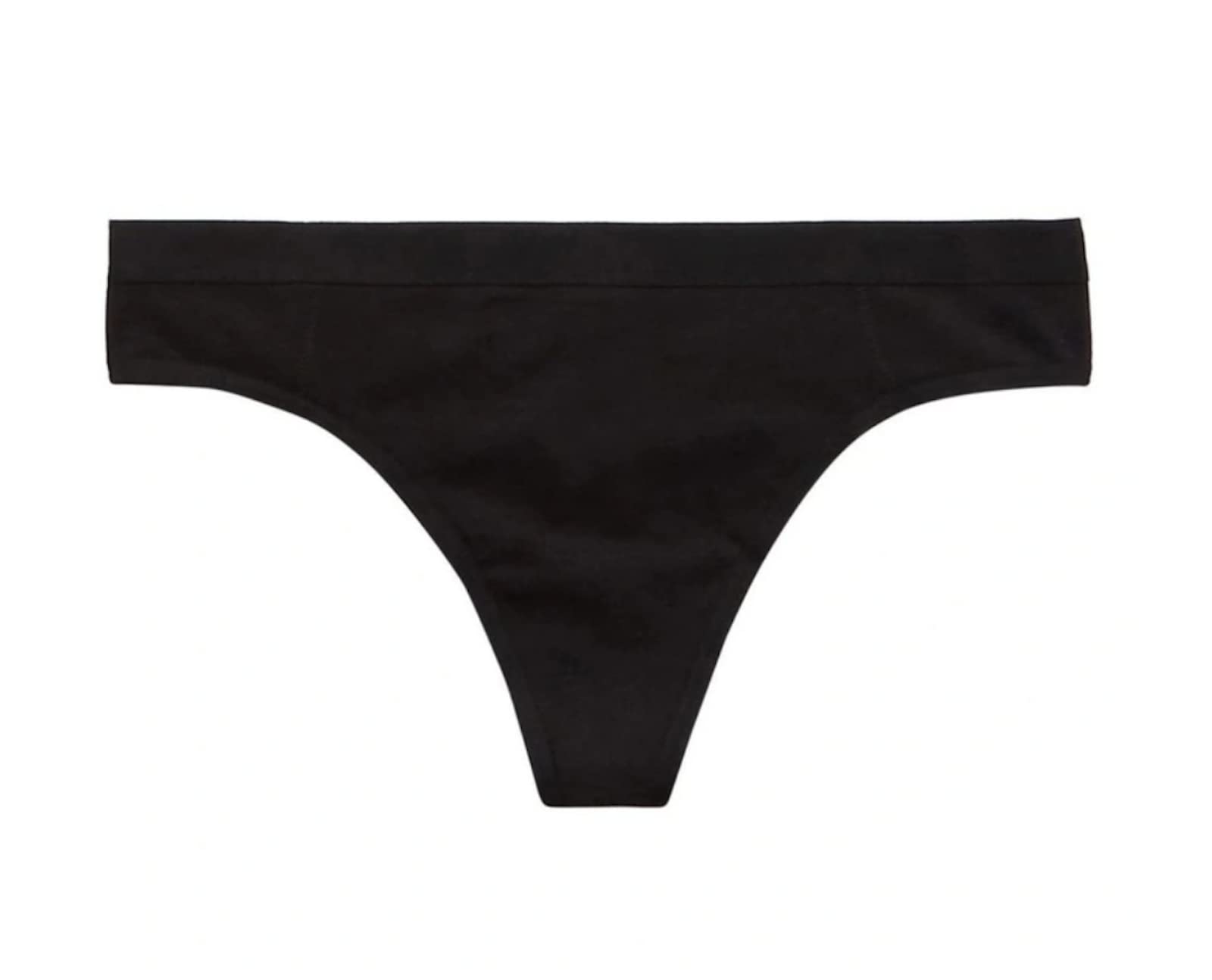 GlusWomen Cotton Low Waist Thong Panties for Everyday Wearing Thong Solution of Panty Lines Under Fitted Outfits Like Skirts,Office Trousers,Yoga Pants