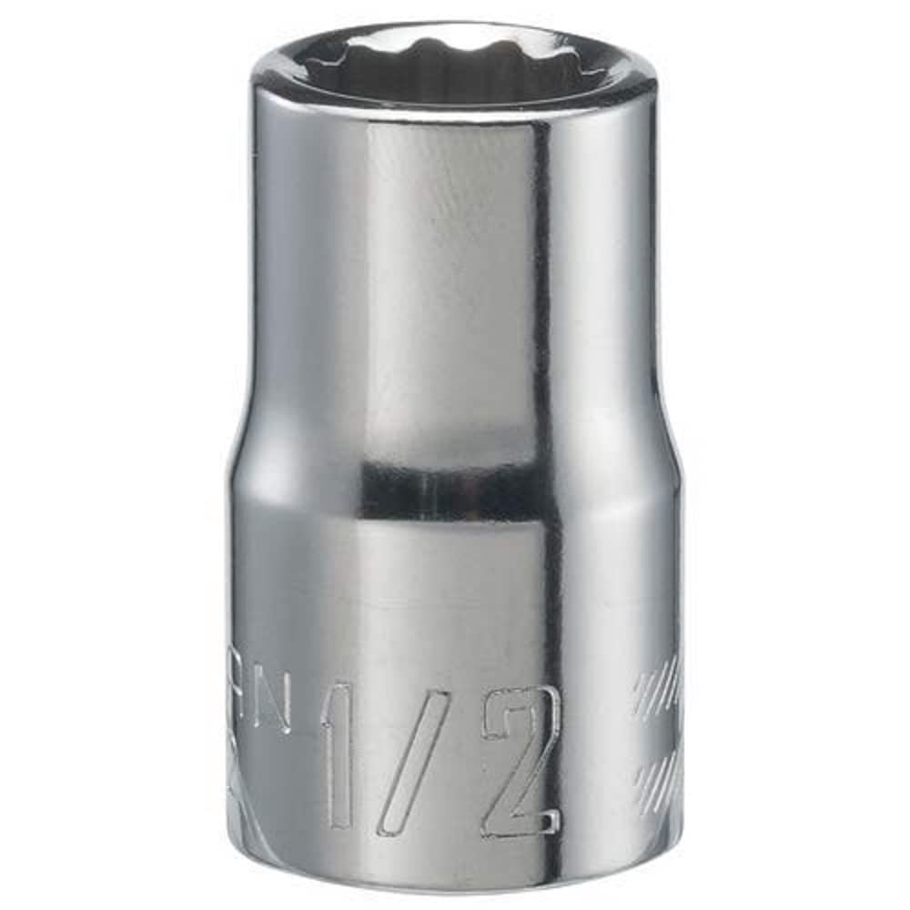 CRAFTSMAN Shallow Socket, SAE, 1/2-Inch Drive, 1/2-Inch, 12-Point (CMMT47502)