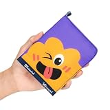StBernard First Aid Kit for Kids, Small Pocket Size Medical Kit with Cute Bnadages, Tools for Daily Emergencies, Organized Pouch for Toddler & Children, Home, Camping, Travel, Playground(Purple)