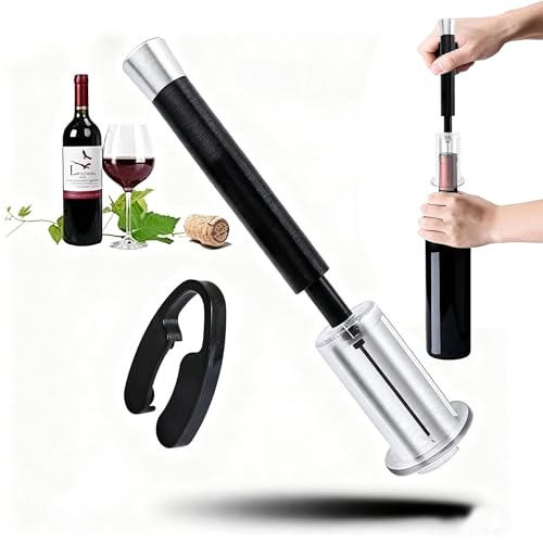 LERANXIN Tire Bouchon, Tire-Bouchon à Pression d'air Cork Pops Out, Décapsuleur à Vin Rouge Outils Ouverture de Bouteille Portable Vin Accessoire Professionnel Pompe à Bouteille