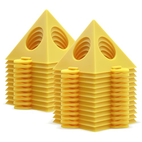AEE FIRSONE Pyramid Stands Painter's Painting Stands, 24 Pack 4 Holes Mini Cone Paint Stands, Paint Stand for Canvas and Door Risers Support, Cabinet Paint for Painter Elevated, Canvas Stand