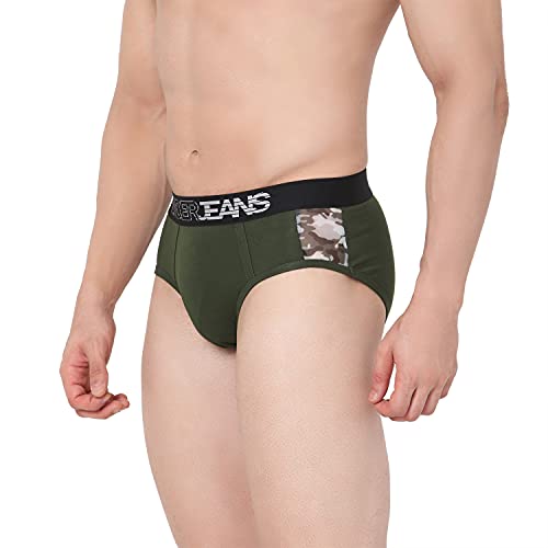 Image of Underjeans Men Cotton Blend Brief