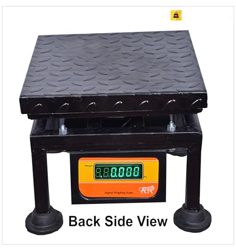 Image of Weighing Scale 100kg x 10g Weight Machine for Shop,12x12 inch for Kirana Store, Fruit Shop, Kitchen and Factories Digital computer kanda 82