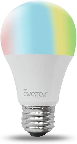 Miniatura 1 de AvatarControls - Bombilla LED inteligente Wifi, E26 de 6.5 W regulable RGB multicolor que cambia la luz del hogar, compatible con AlexaGoogle