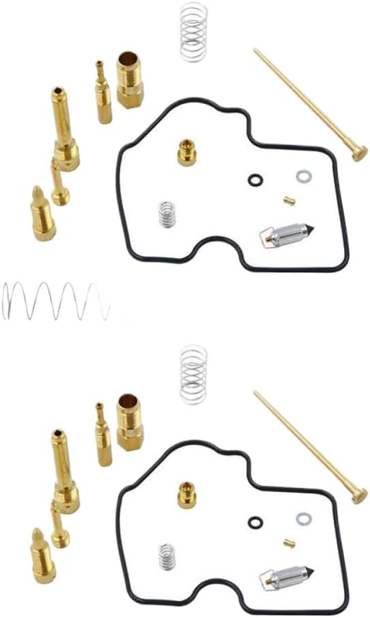 2 Sets Motorcycle Carburetor Rebuild Repair Tools Kit Compatible With Automotive Motorcycle Parts Prairie 650 700 KVF650 KVF700 For Part Number 1003-0094 15003-1755 15003-0007