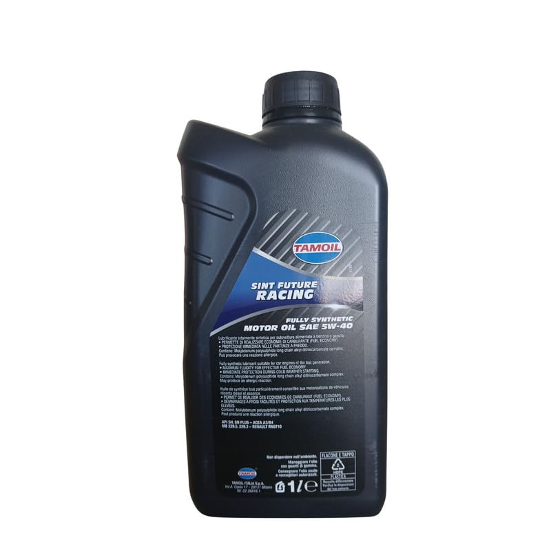 Lubrificanti TAMOIL SAE 5W-40 A3/B4 6x1L - Olio motore Totalmente Sintetico per auto alimentate a benzina o gasolio.