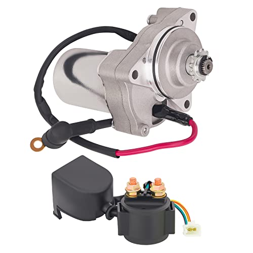 Motor de Arranque con Solenoide de 3 Pernos para Motor ATV GY6 4 Tiempos miniatura 5