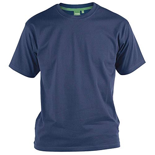 Image of D555 Crew Neck Flyers-1 Mens T Shirt - Size - 4XL Navy Blue