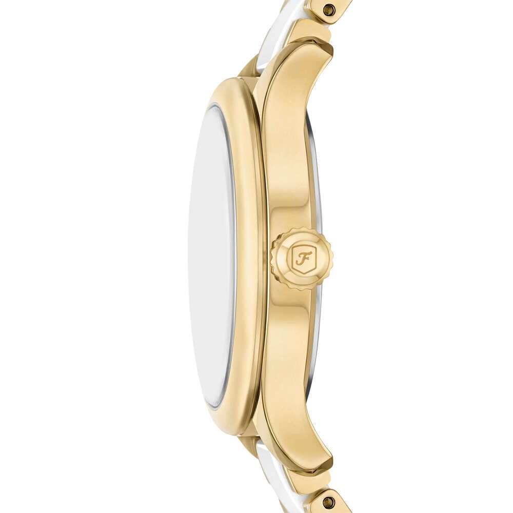 Fossil Gilmore Orologio Donna, Movimento al Quarzo Tre Lancette Data con cinturino in acciaio inossidabile o pelle
