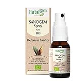 HERBALGEM - Emidogem Fuerte Spray - Complejo Microcirculación - para Aliviar Dolor de Cabeza - Rosal Silvestre y Aceite Esencial de Laurel - 10ml.