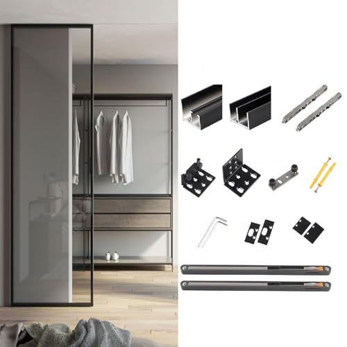 Jisano 1pcs 59" for 47.2"-59" Ghost Door Hardware Two-Way Buffer