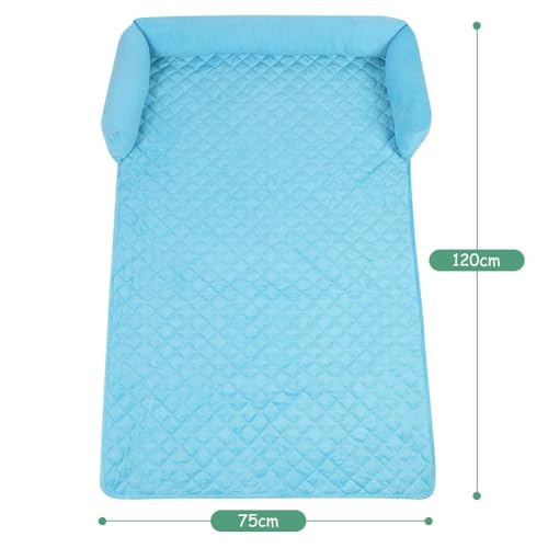 Ejoyous Hundebett für Sofa, Haustier Couch Abdeckung Möbelschutz weicher Plüsch Fuzzy Nicht rutschen beruhigende Bett Matte Maschine waschbar für Hunde und Katzen, 29.5 x 47.2in