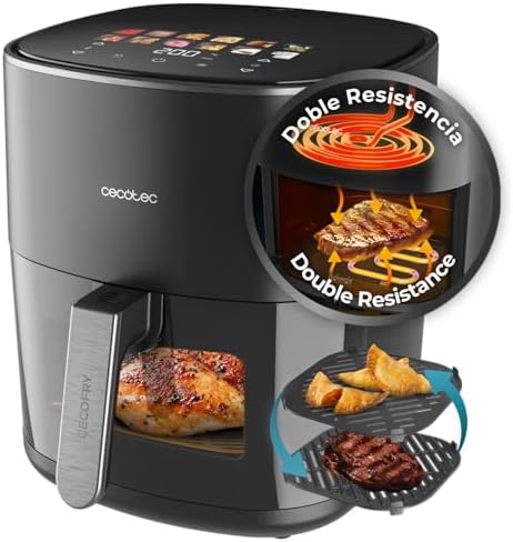 Cecotec Freidora de Aire sin Aceite 6,5L con Doble Resistencia Ce...