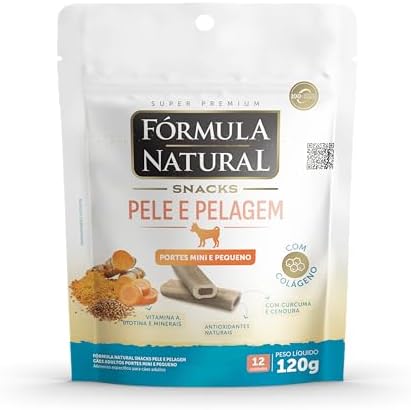 Fórmula Natural Snacks Pele Pelagem Para Cães Adultos De Pequeno ...